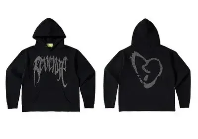 VLONE Hoodie option Hot Diamond Black White Diamond