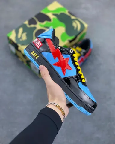 Bape SK8 ( Tons Of Colorways ) option Black red