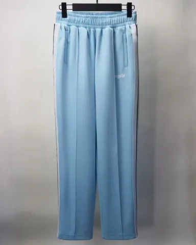 Palm Angels Zip Hoodie option Light blue pants