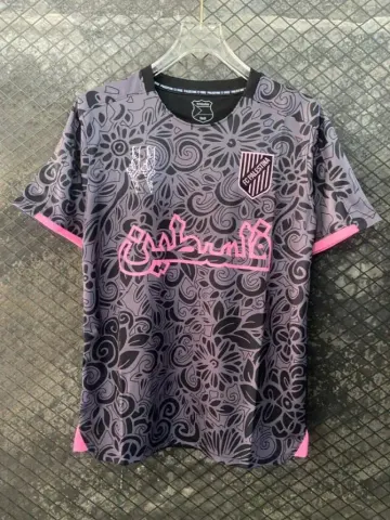 Brazil Special Jersey option 24-25 Palestinian black training suit