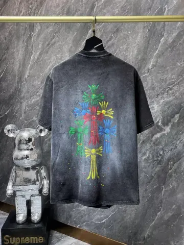 Chrome Hearts Leather Tee's (30+ Styles) option 8780 water washing