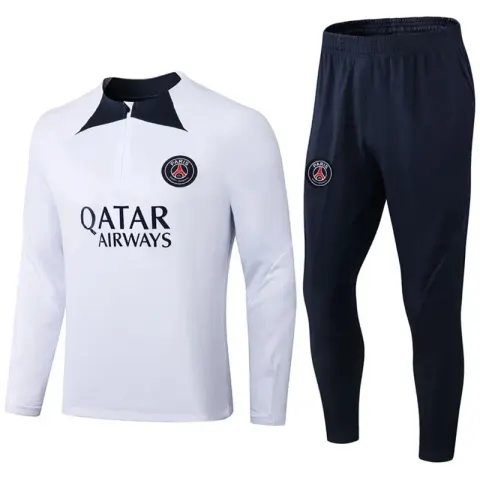 Football Set Tracksuit option 2223 Paris White