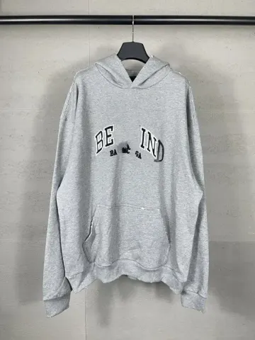 Balenciaga BeKind Hoodie option grey