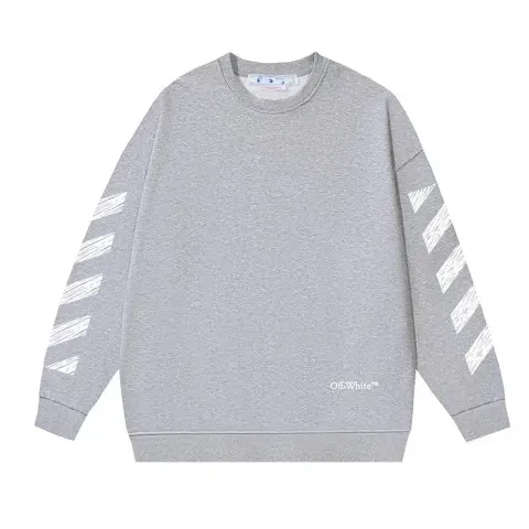Off-White White Crewneck option 126 flower gray