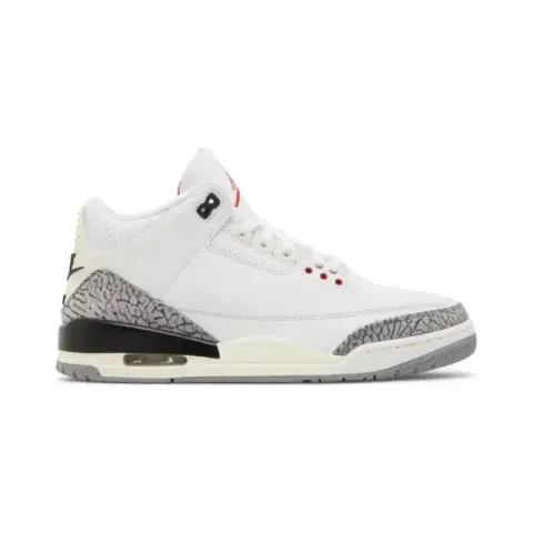 Jordan 3 Black Cat option White Cement Reimagined