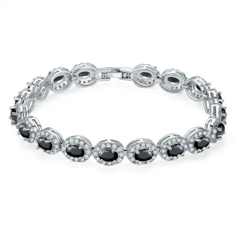 Random Bracelet option KSB00053 white gold black diamond