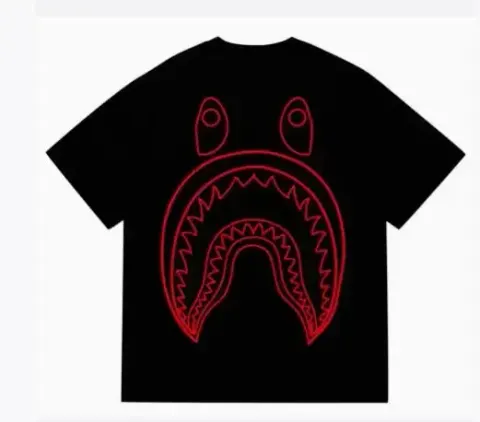 Bape x Stussy Tee option 215 black red