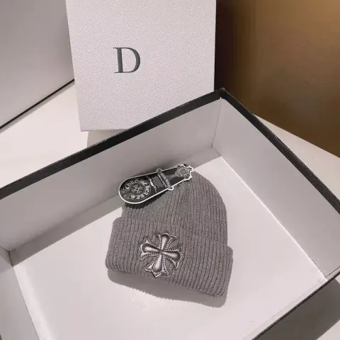 Chrome Hearts Beanie option grey