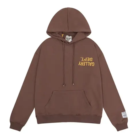 Gallery Dept Hoodie option 62076 brown