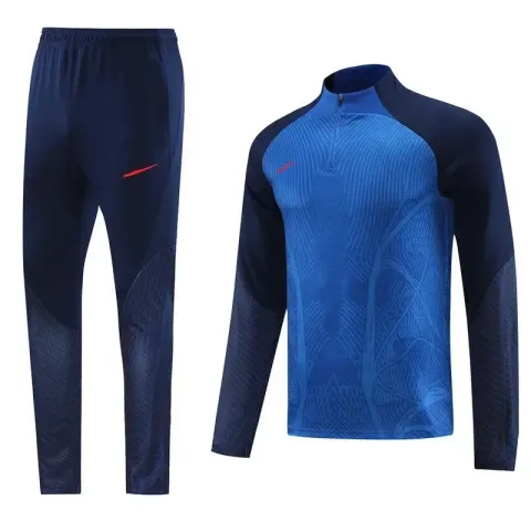 Nike Black-White Tracksuit Set option NK06 color blue suit