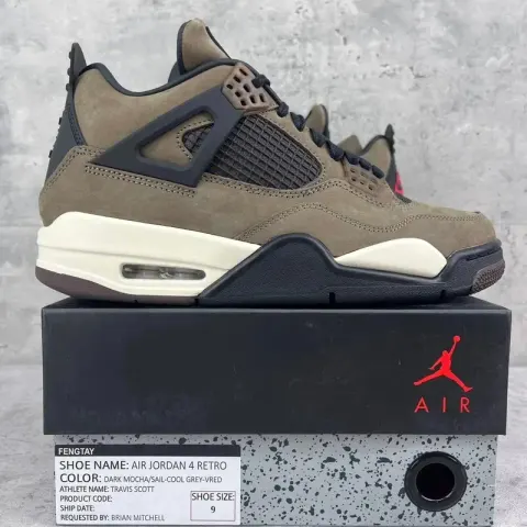 Jordan 4 Manila option 4 ts brown