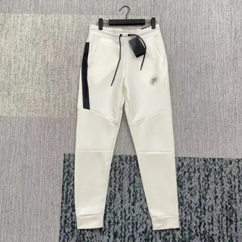 Nike Tech Fleece Black Hoodie option white trousers