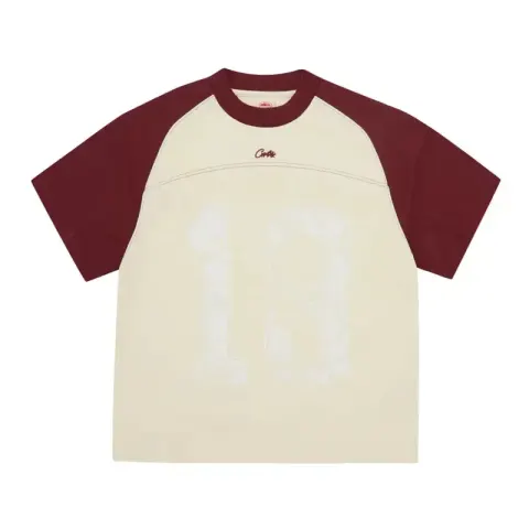 Corteiz T-shirt option Wine red