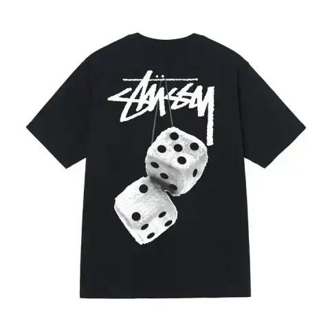 Stussy Tee option Black [Silver Dice]]