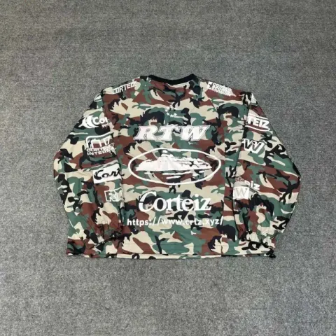 Corteiz Jacket option Camouflage green