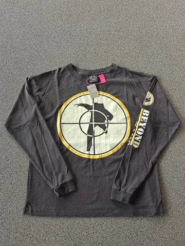 Saint Michael Longsleeve Hoodie option Ninja Crack ST625