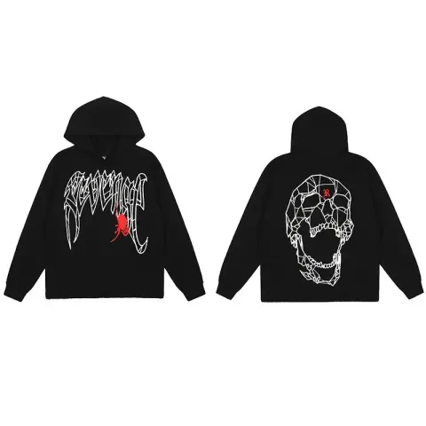 Revenge Hoodie option Black Halloween Spider