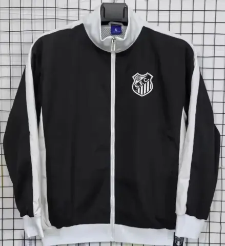 Vintage Jersey Hoodie Zip option Santos single-sided trench coat