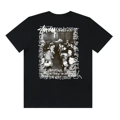Stussy POLO option S889623# Black