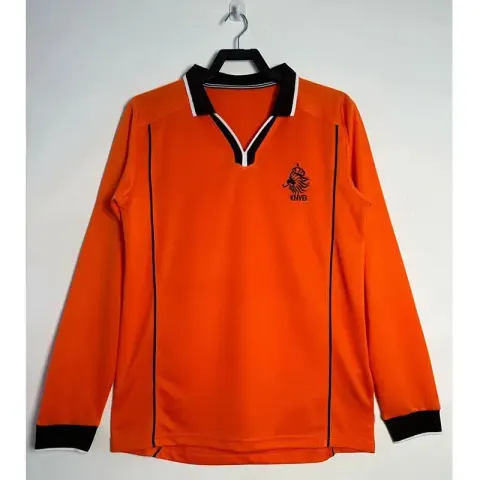 AC Milan Long Sleeve T-Shirt option Long-sleeve Netherlands home 1998