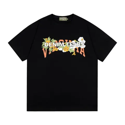 Denim Tears x Offset T-Shirt option Black Floral Letters