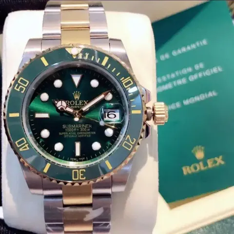 Rolex option **Gradient Golden Green Water Ghost