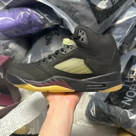Jordan 5 Metallic Silver option AMM Black