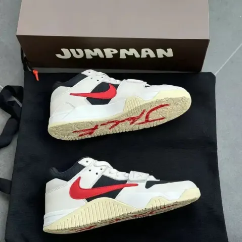 Jumpan Travis Scott University Red Shoes option red