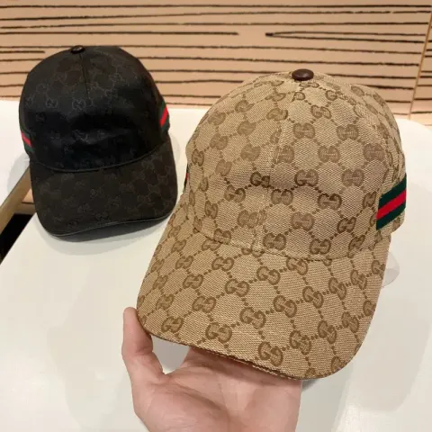 Gucci Caps option Printed Brown