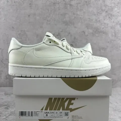 Jordan 1 Low Phantom option Pure White Barb TD1228-111