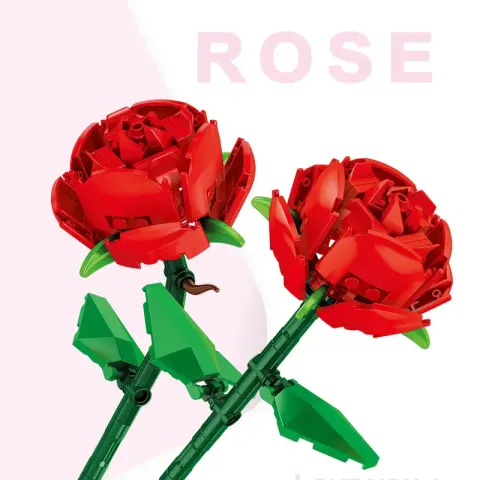 Lego Flowers option # Red Rose [boxed]