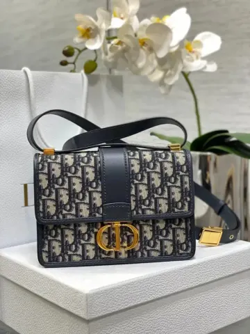 Dior 30 Montaigne Oblique option Large leather shoulder strap 24*17*8cm
