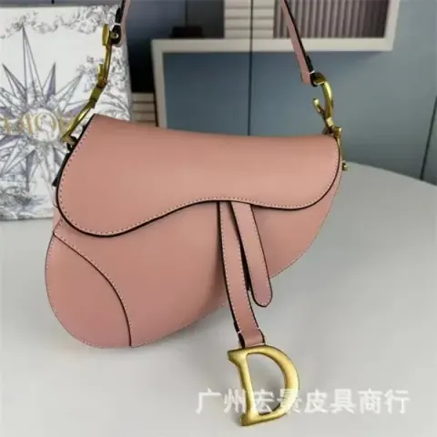 DIOR Saddle option plain weave powder