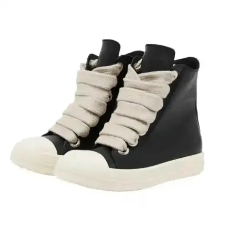 Rick Owens Low Blue Jumbo Lace Shoes option 1