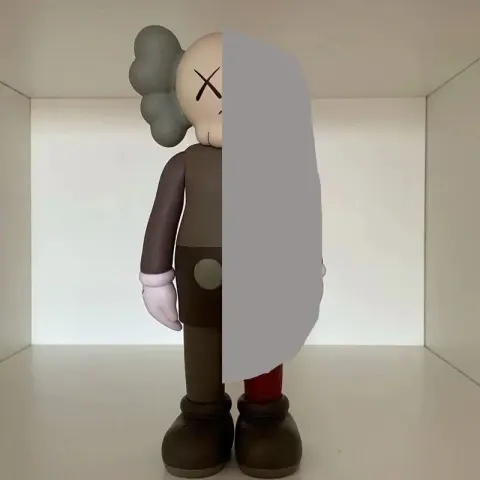 Kaws Figure option 37cm16 inch semi-prototype brown