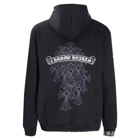 Chrome Hearts Zip Up Hoodies option Black 5006