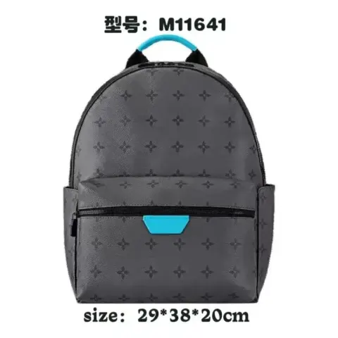 LV Backpack option gray flower with blue