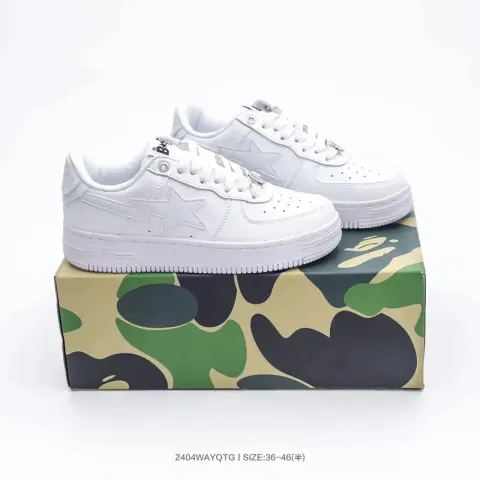Bapesta Sneakers option All white
