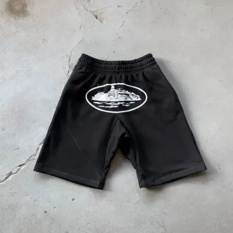 Corteiz Short option 002/white printed black