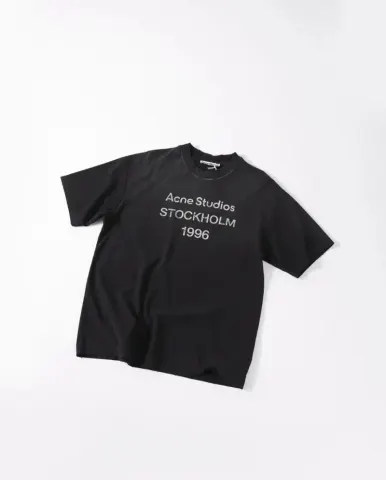 Acne Studios Grey T-Shirt option Black