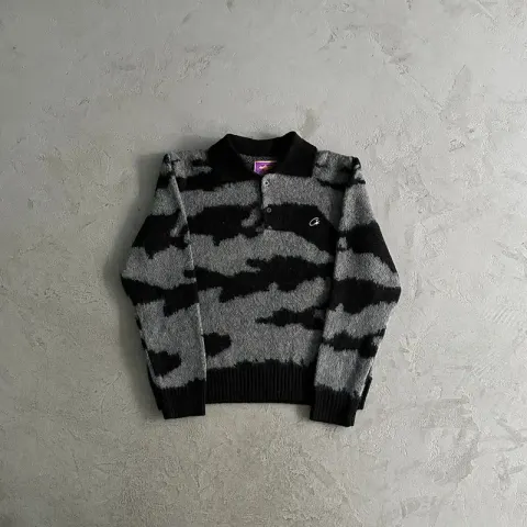 Corteiz Knit Sweater option Camouflage stand-up sweater