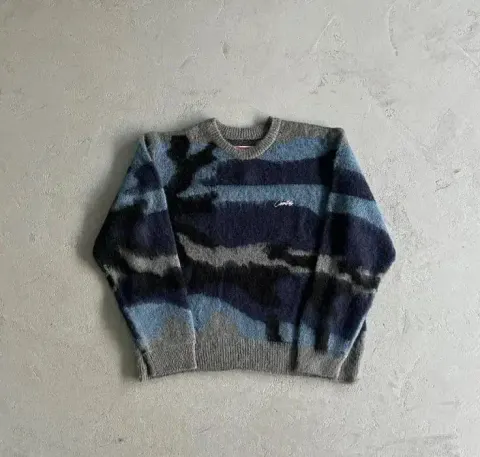 Cortiez Camo Sweater option blue