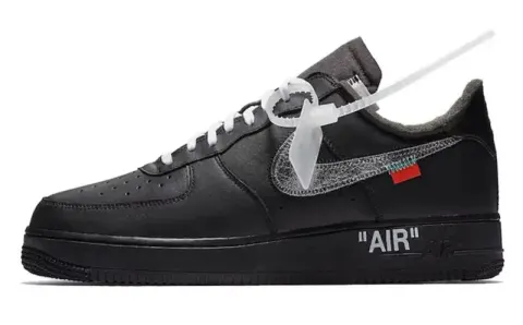 Air Force 1 Low Off-White Black White option Black Art Museum