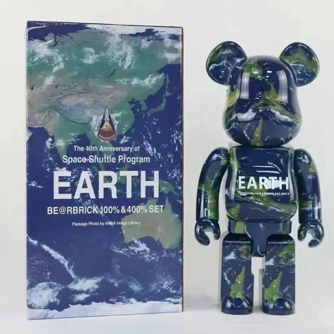 Bearbrick 400% option Blue Earth