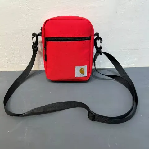 Carhartt Square Shoulder Bag option Card word zipper messenger bag red