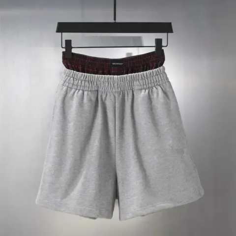 Balenciaga Shorts with Underwear (Grey-Red) option grey