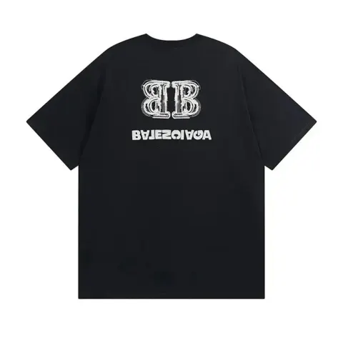 Balenciaga Tee (Black and White Colorway) option 8