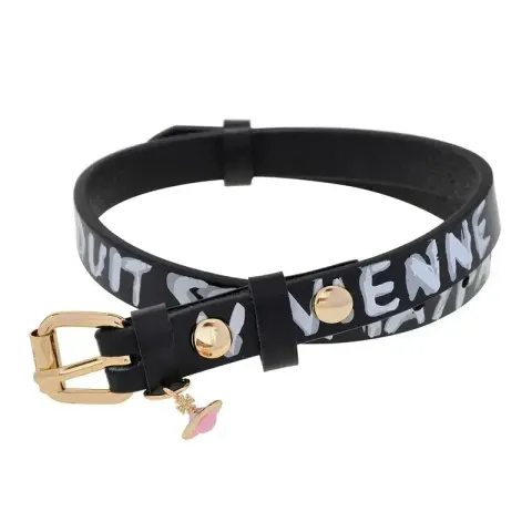 Vivienne Westwood Belt option Gold black powder beads