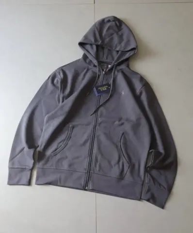 Ralph Lauren Zip Up Hoodie option dark grey