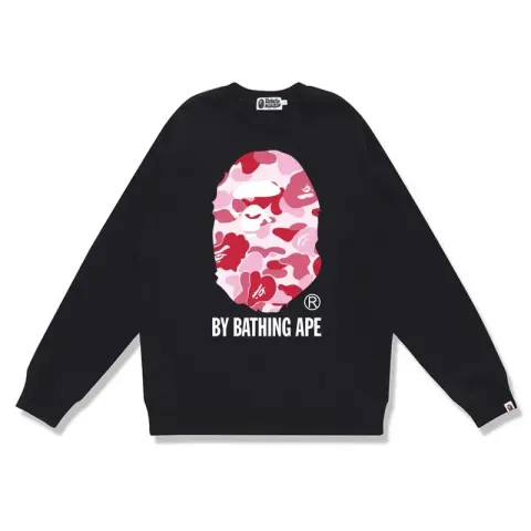 Bape Crewneck option W170 Black Pink